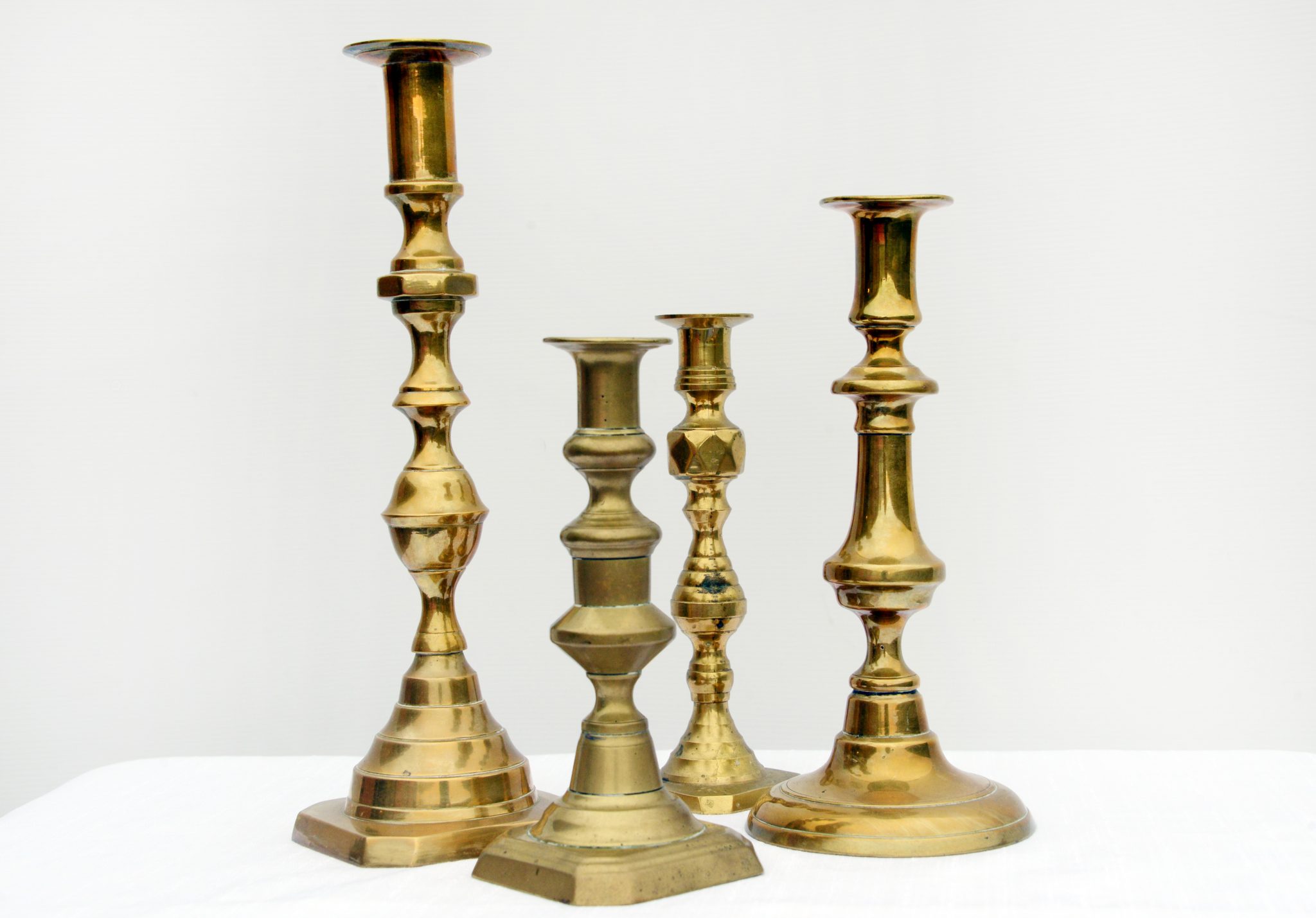 Vintage Brass Candlesticks — Out Of The Ordinary Events