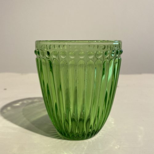 green boho glass